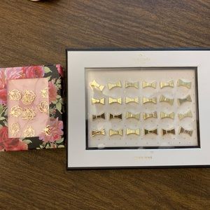 Kate Spade and Anna Griffin push pins.